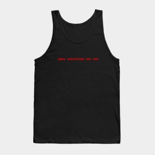 hope is not a strategy (latin) Tank Top